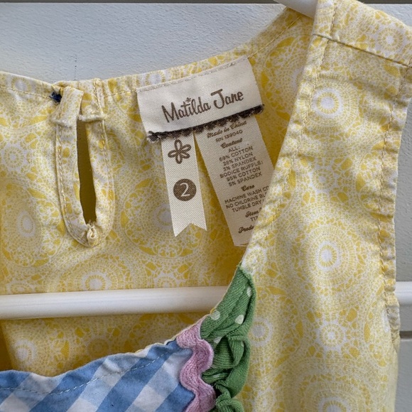 Matilda Jane Yellow and White Cupcake Dress - Picture 6 of 8